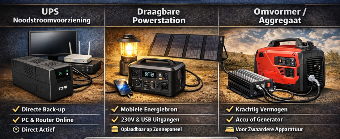 Altijd voorbereid: de 3 beste alternatieve stroomvoorzieningen bij stroomuitval
